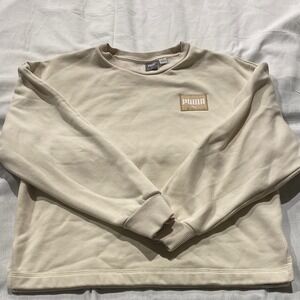 Puma‎ Light Tan Crewneck Sweatshirt